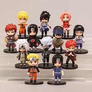 Set van 12 Naruto Shippuden figuren – manga anime collectie, perfect cadeau voor fans