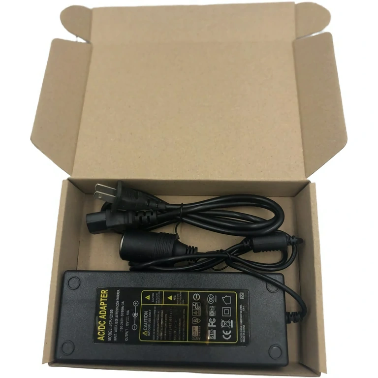 220V AC naar 12V DC 10A voedingsconverter voor thuis en auto