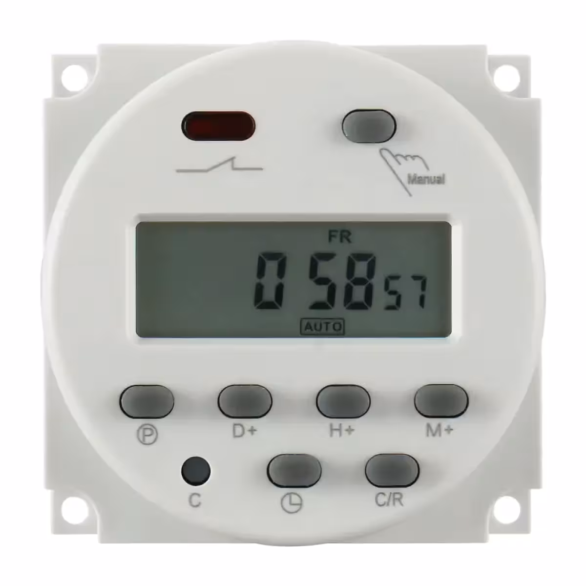 Digitale 12V timer voor automatische bediening van pompen, ventilatoren en andere apparaten