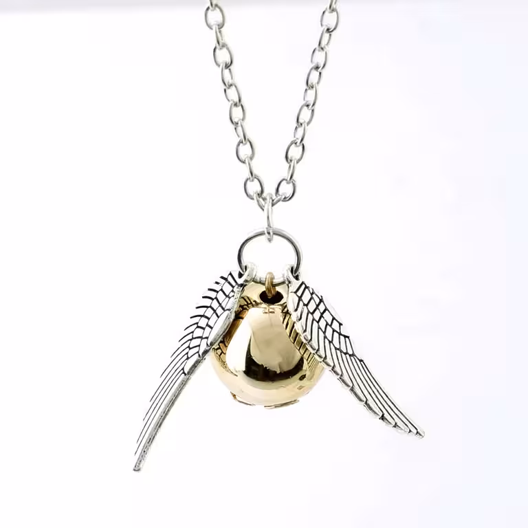 Harry Potter Golden Snitch Quidditch hanger met engelenvleugel – magisch cadeau voor fans