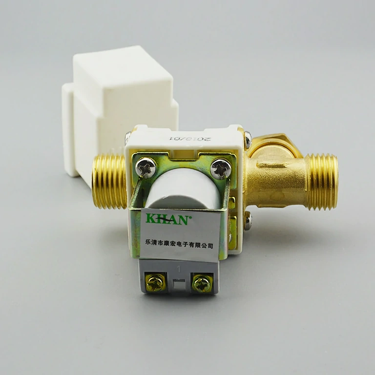 Elektromagnetische solenoïdeklep 12V ½ inch normaal gesloten 12V normaal gesloten solenoïdeklep, verwijderbaar filter, plastic bescherming, voor water- en luchtsystemen