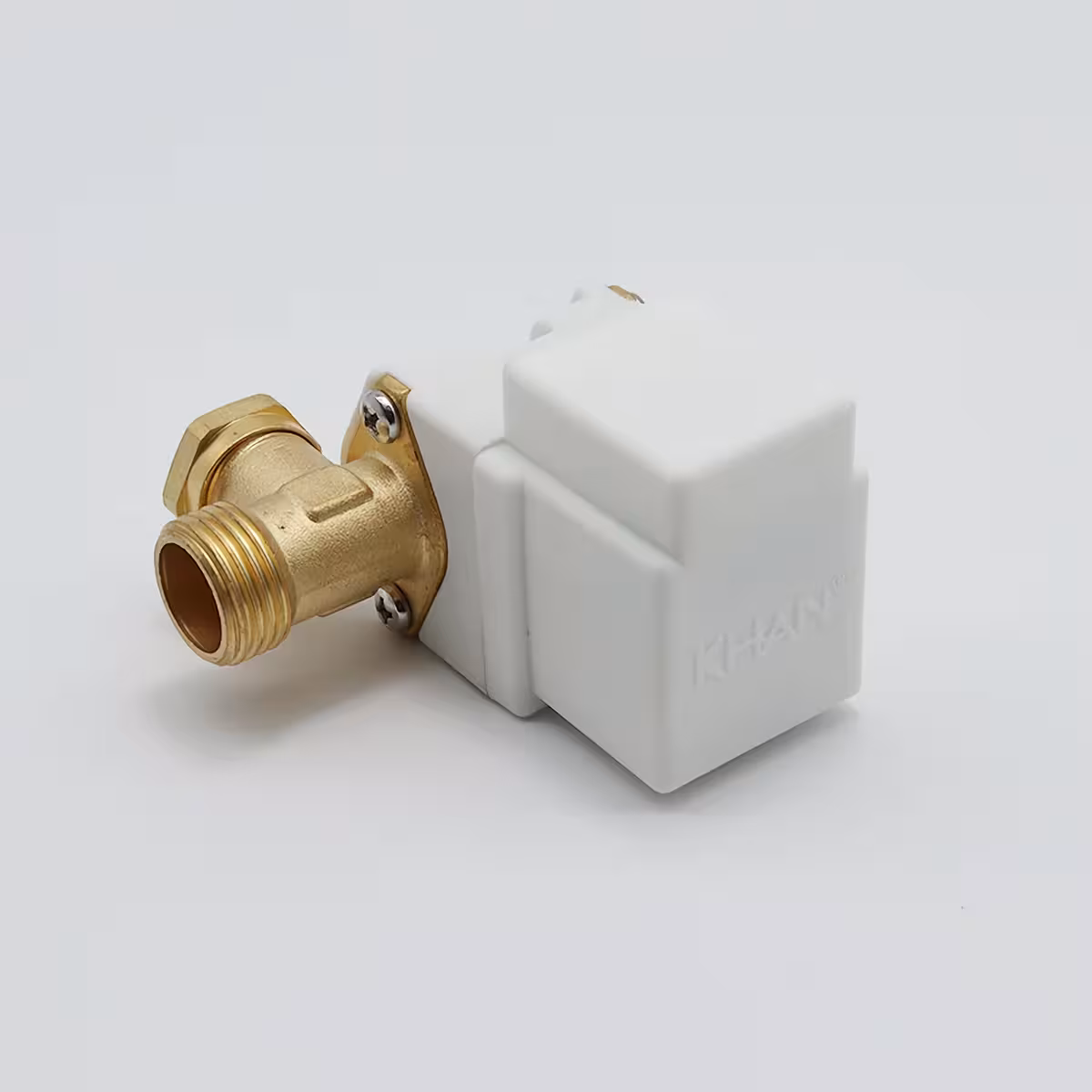 12V normaal gesloten messingklep met gemakkelijk schoon te maken filter, geschikt voor vloeistoffen met lage viscositeit