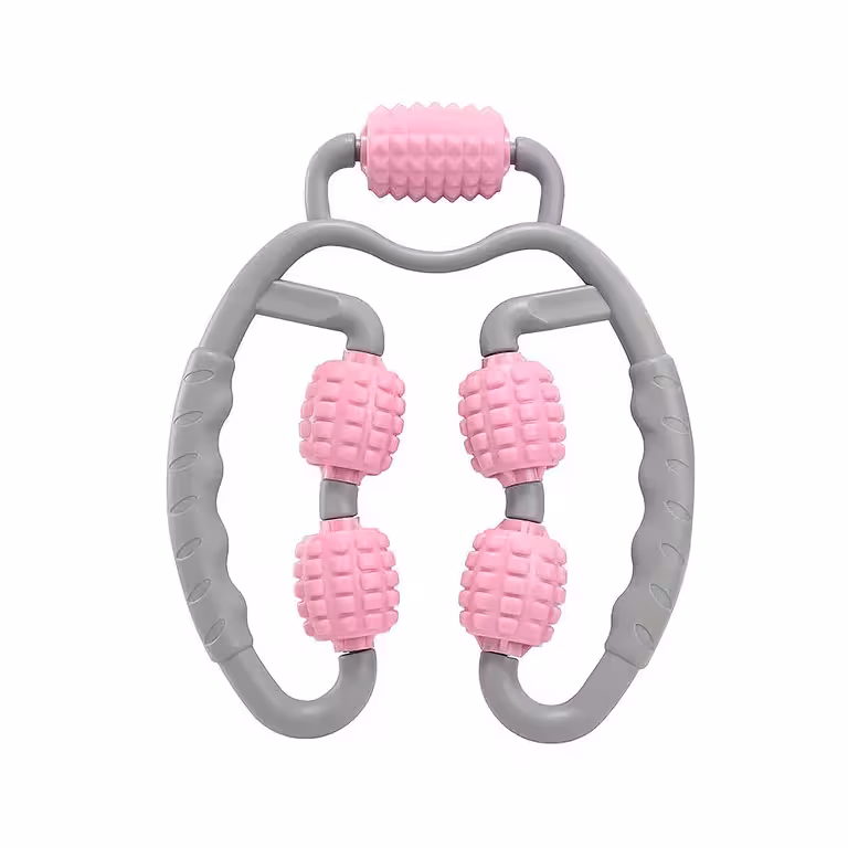 Handmassage apparaat met 5 rollers – ontspanning voor lichaam, nek, benen, anticellulitis