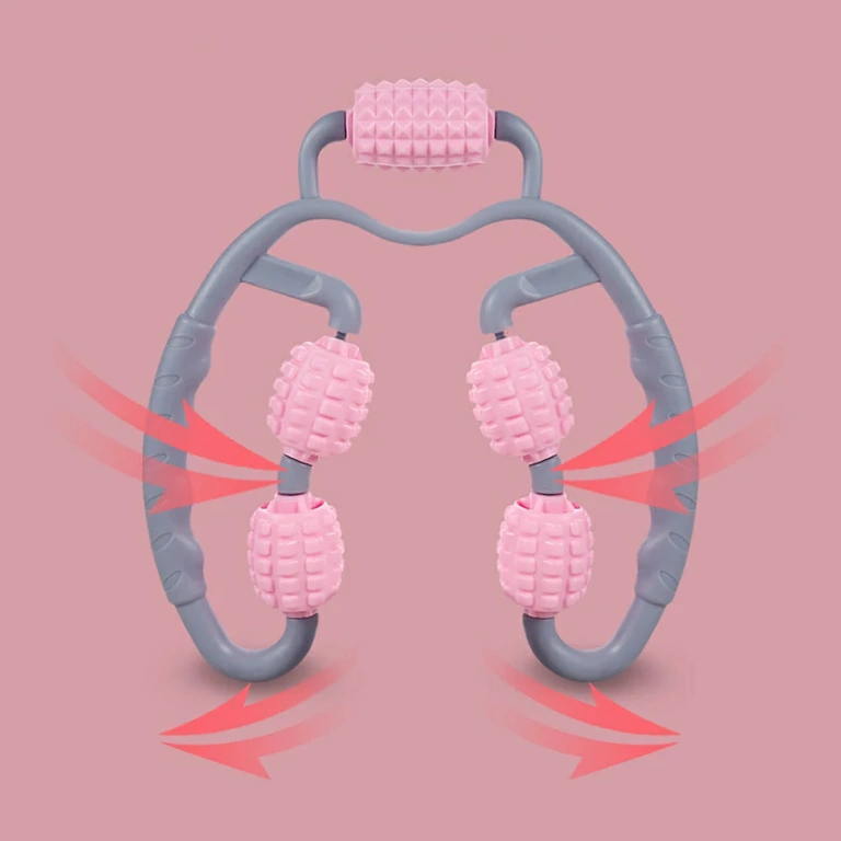 Anticellulitis en spiermassage met siliconen rollers voor huid en spieren