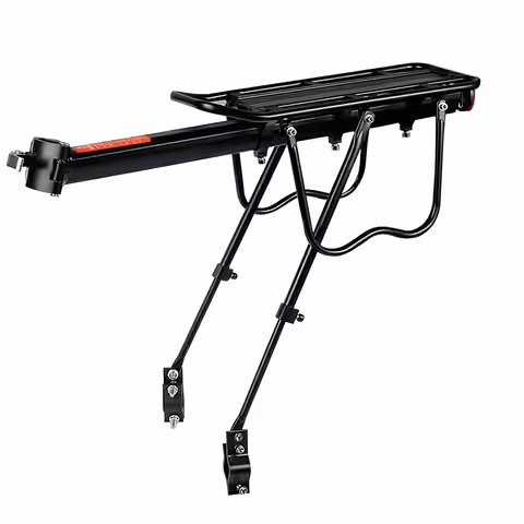 Aluminium fietsendrager 26–29 inch – bevestiging op zadelpen, draagvermogen 50kg
