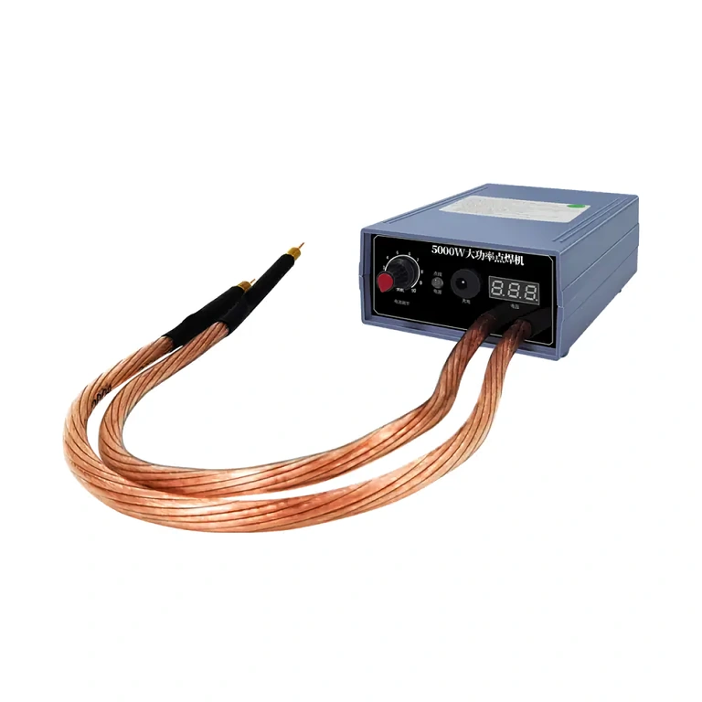 Draagbare lasapparaat met instelbare stappen voor nichel strips