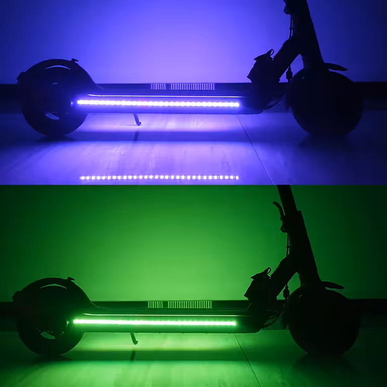 LED verlichtingskit voor elektrische scooter – Waterdichte gekleurde strips met USB-afstandsbediening
