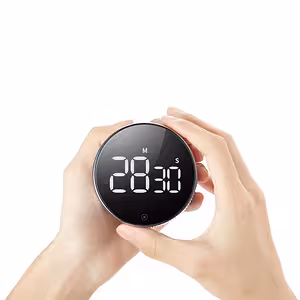 Digitale keuken timer met LED alarm – Professionele stopwatch met magneet en groot scherm