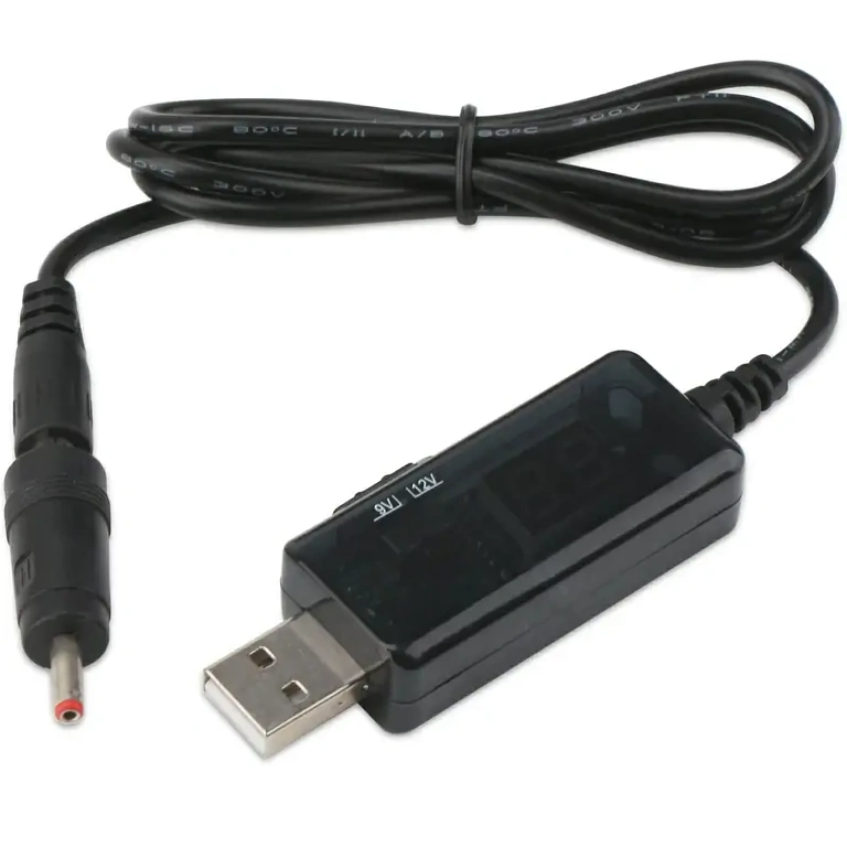 Step-up module met spanningsselectie en LED-scherm, ideaal voor draagbare voeding