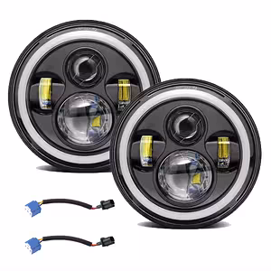 Ronde LED koplamp 7 inch voor Jeep Wrangler, Suzuki Samurai, Nissan Patrol – Hoge prestatie auto- en motorverlichting
