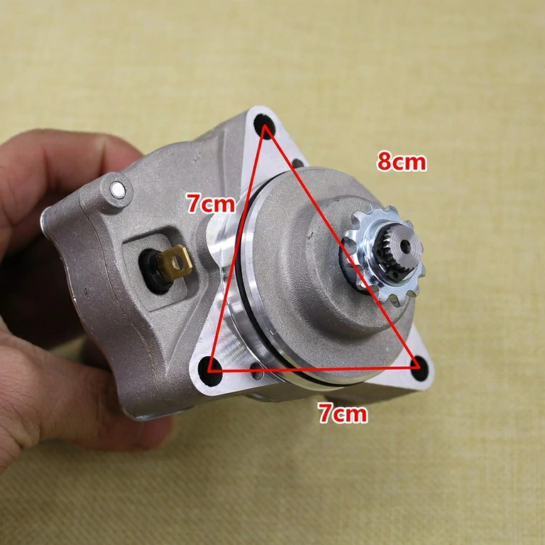 Startmotor voor 4-takt motoren, ATV’s en pitbikes