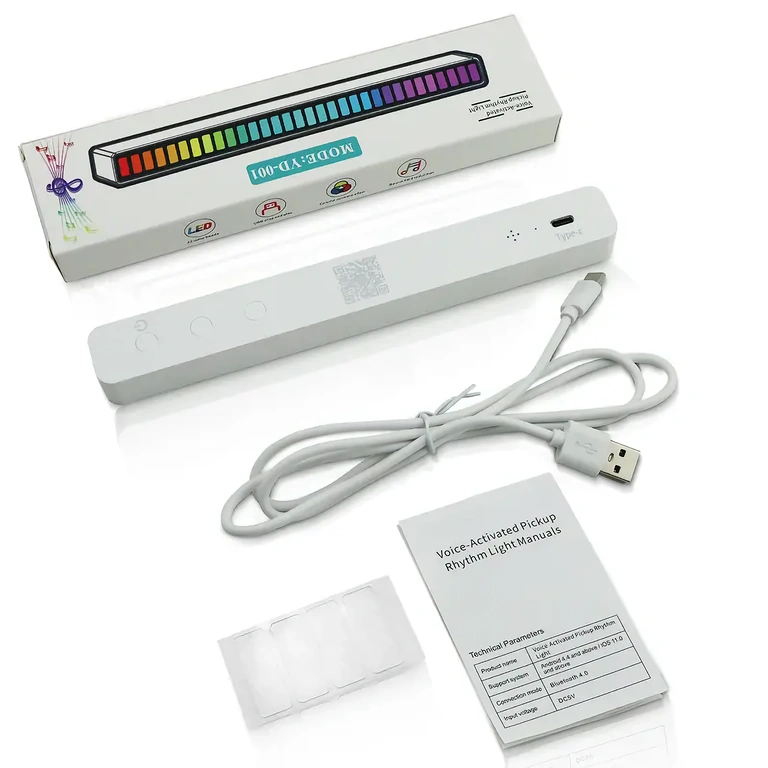 RGB LED-bar met ingebouwde batterij, diverse verlichting en muziekmodus