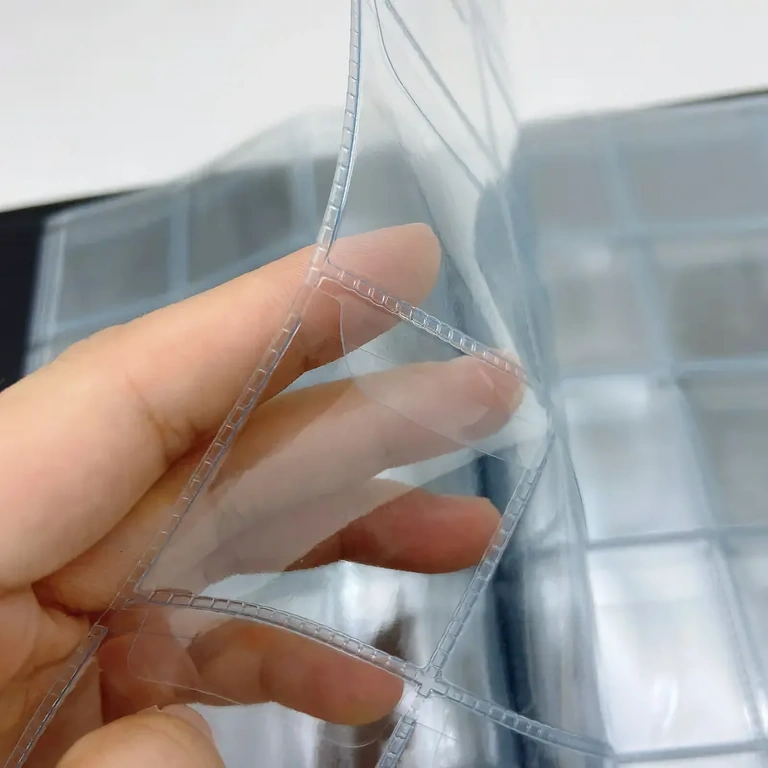 Stevig synthetisch leren album voor muntopslag