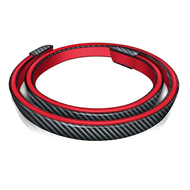 Carbon spoiler met LED-strip voor extra veiligheid Carbon spoiler met LED-strip voor veiligheid bij remmen