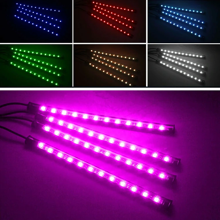 RGB sfeerverlichting voor comfortabele auto-omgeving