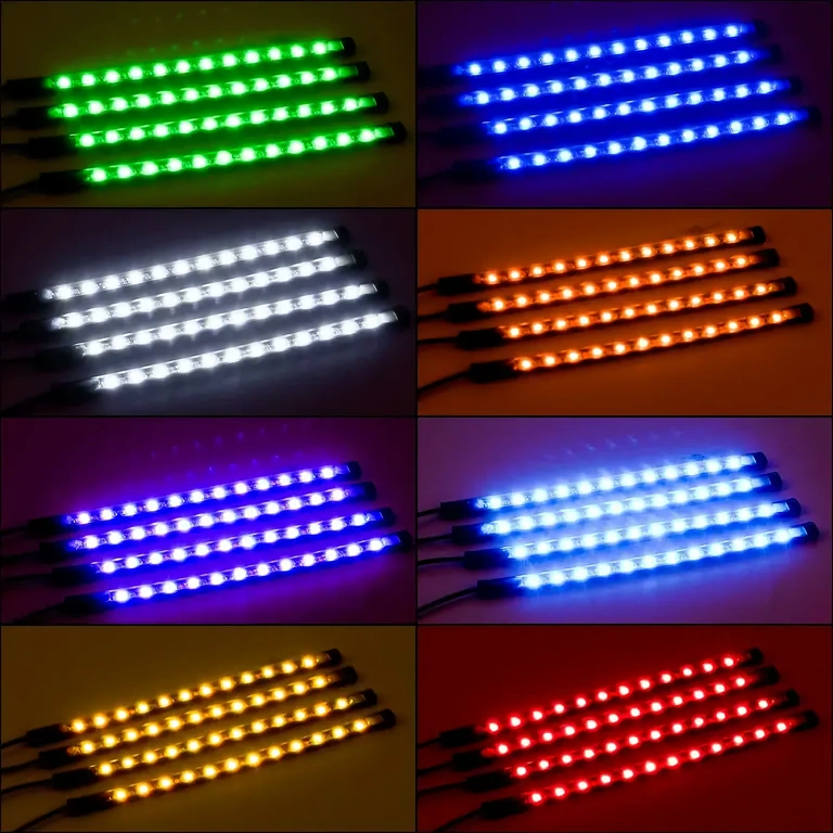 Flexibele LED-strip voor auto-interieur