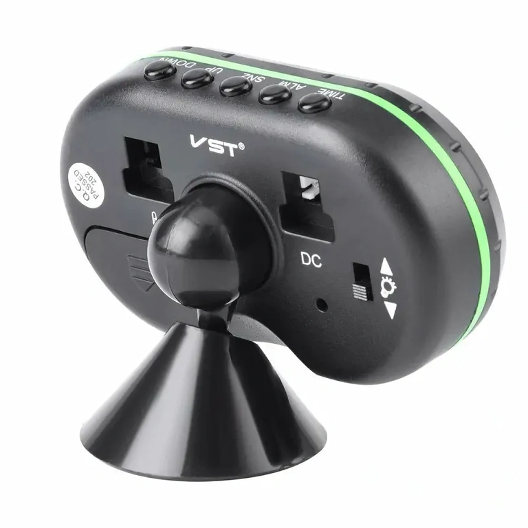 Digitale klok voor spanning en temperatuur auto