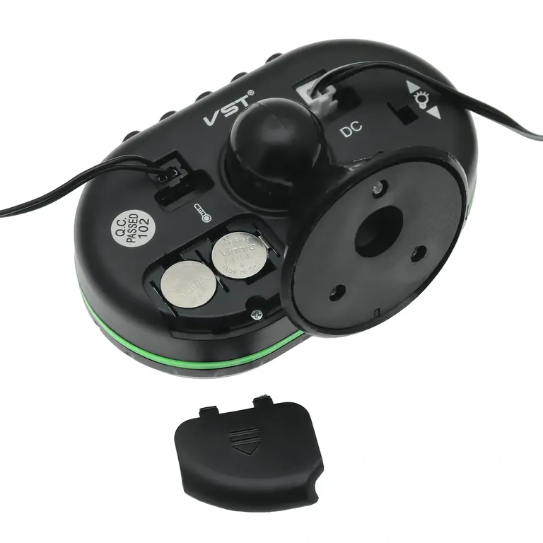 Digitale voltmeter met temperatuursensor voor auto