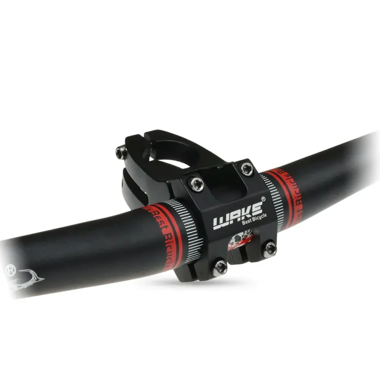 Zwarte aluminium korte stuurpen voor fiets Zwarte aluminium korte stuurpen MTB, verbeterd comfort en controle