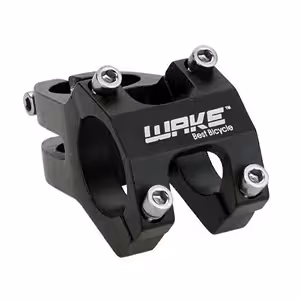 Korte MTB stuurpen – WAKE 31.8 mm aluminium, zwart