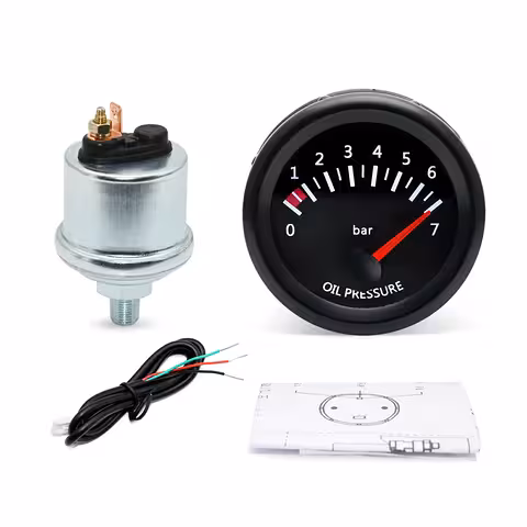 Digitale oliedrukmeter – elektronische manometer voor tractor 12V