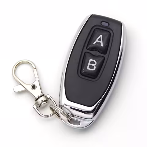 433MHz afstandsbediening met 2 knoppen – compatibel met relais code 1527