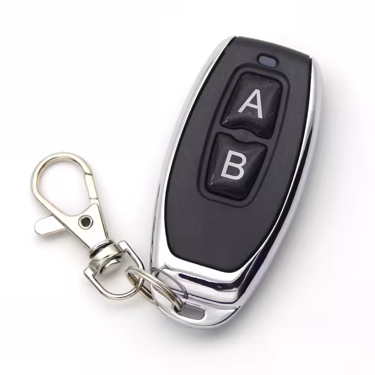 433MHz afstandsbediening met 2 knoppen – compatibel met relais code 1527