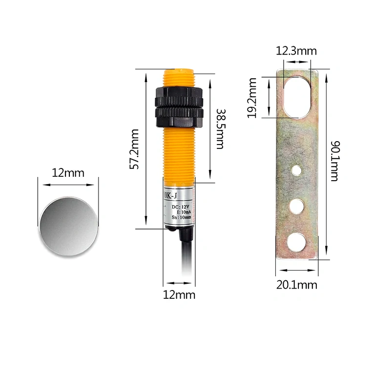 Digitale teller met geïntegreerde magneetsensor Digitale teller met magnetische sensor voor cycli monitoring