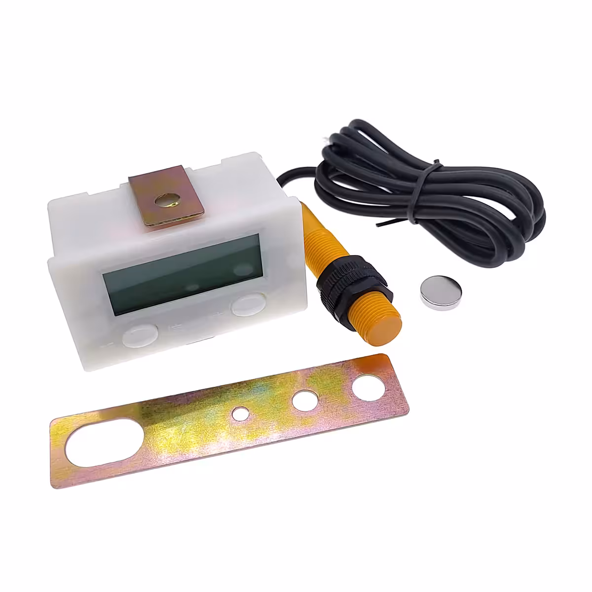 Pulsteller met magnetische sensor voor pulsentelling