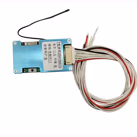 BMS 7S 24V 20A/25A – Laad/ontlaadbeveiligingsmodule voor Li-Ion accu’s