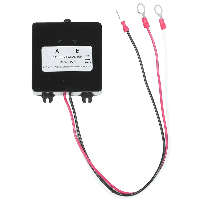 Aansluitschema voor 12V batterijbalancer in 24V, 36V, 48V systemen