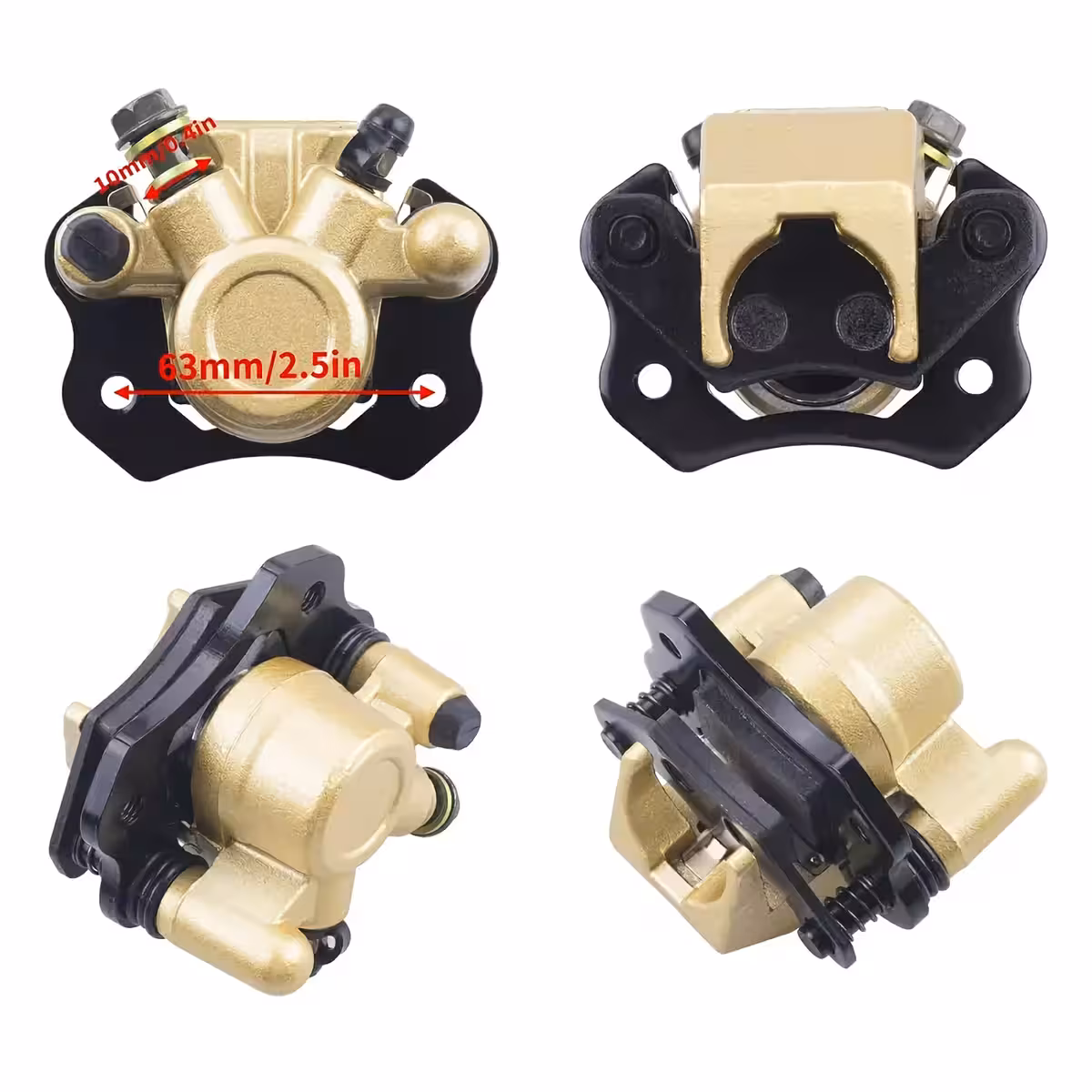 ATV remklauw set voor volledig remsysteem 110cc en 125cc motoren