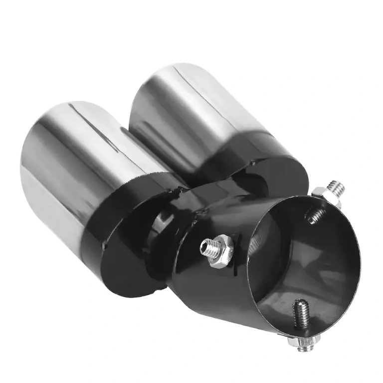 Dubbele uitlaatpijp eindstuk van roestvrij staal voor BMW, Audi, VW auto’s