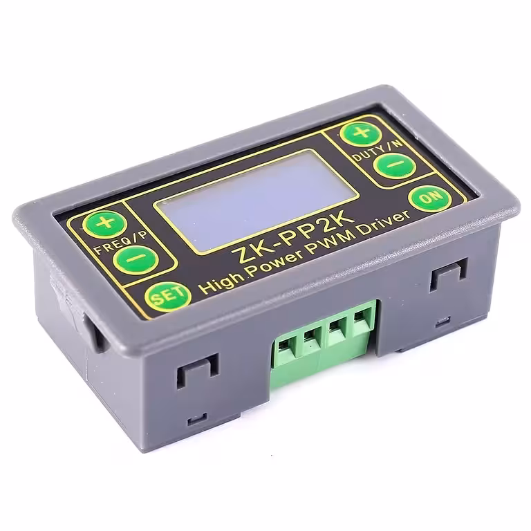 PWM regelaar 5V–24V 8A – toerental, signaal & timerregeling