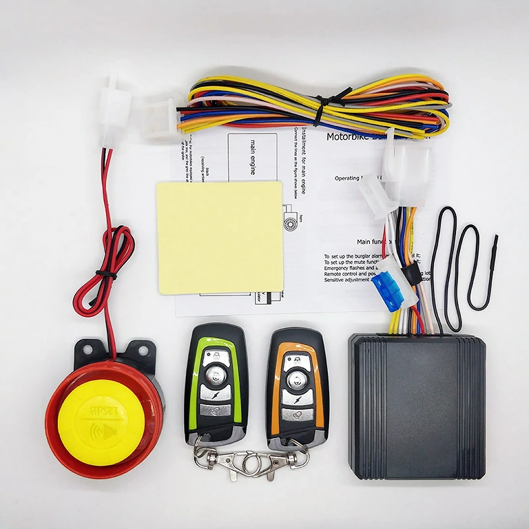 Complete antidiefstalset voor ATV en motorfiets Compleet anti-diefstal kit voor ATV en motorfiets