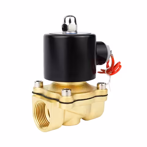 220V ½ inch normaal gesloten solenoïde – voor water, lucht, olie, koper, NBR afdichting