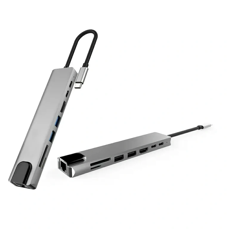 Multifunctionele adapter voor MacBook Air en Pro met M1/M2-chip