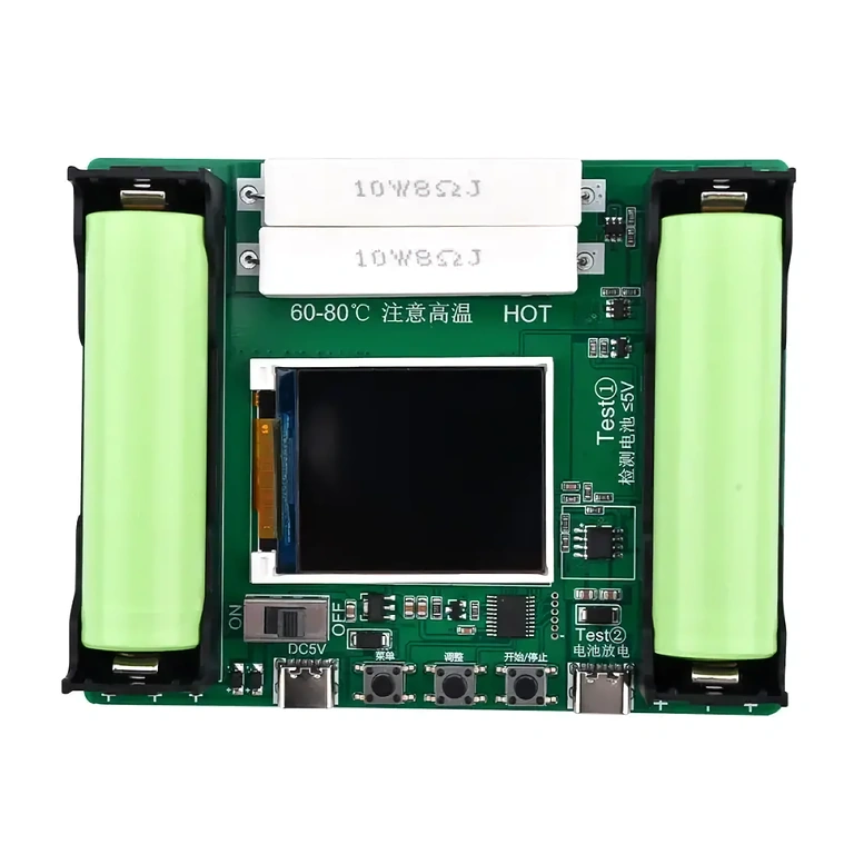 Oplaad-/ontlaadtester voor 18650-batterijen Tester voor laad- en ontlaadfunctie van 18650