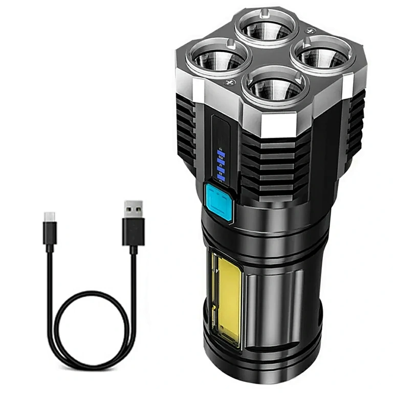 Oplaadbare LED-zaklamp voor de jacht LED-zaklamp met zeer krachtige lichtstraal voor jacht