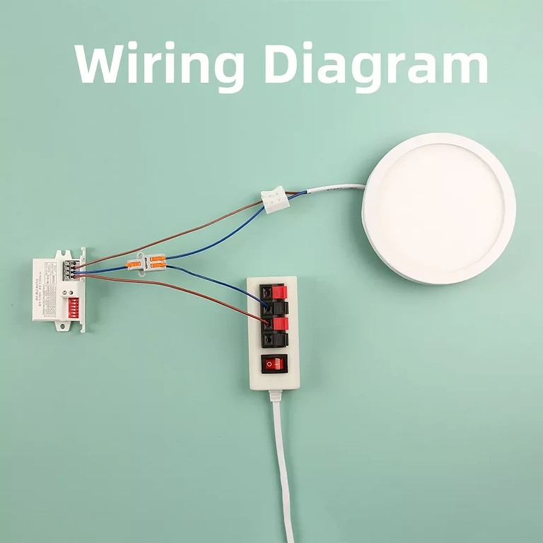 Aansluitschema van bewegingssensor op 220V