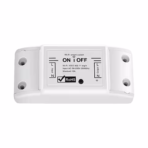 Draadloos WiFi relais 1-kanaal 220V 10A – slimme thuisautomatisering Tuya