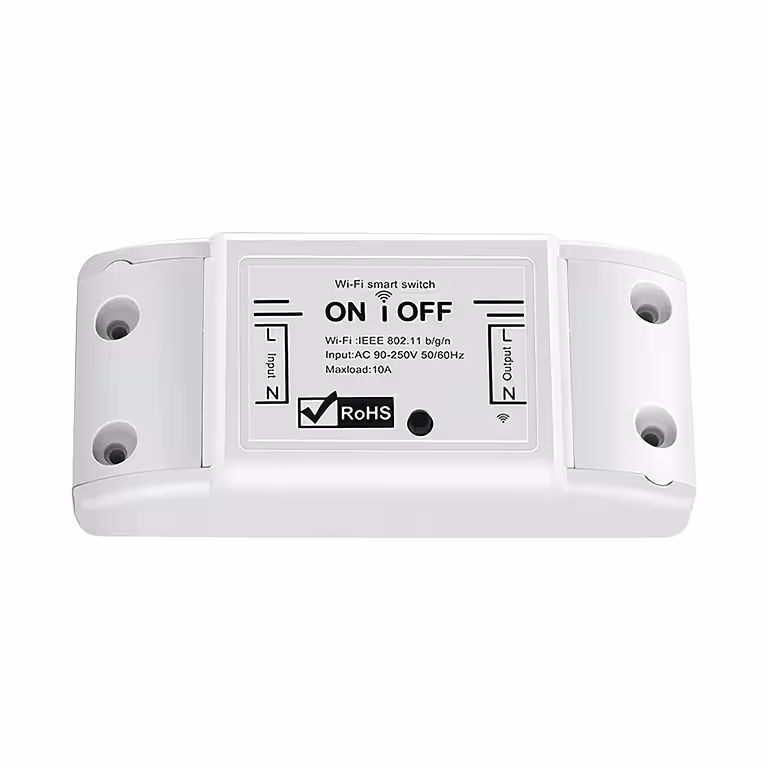 Draadloos WiFi relais 1-kanaal 220V 10A – slimme thuisautomatisering Tuya