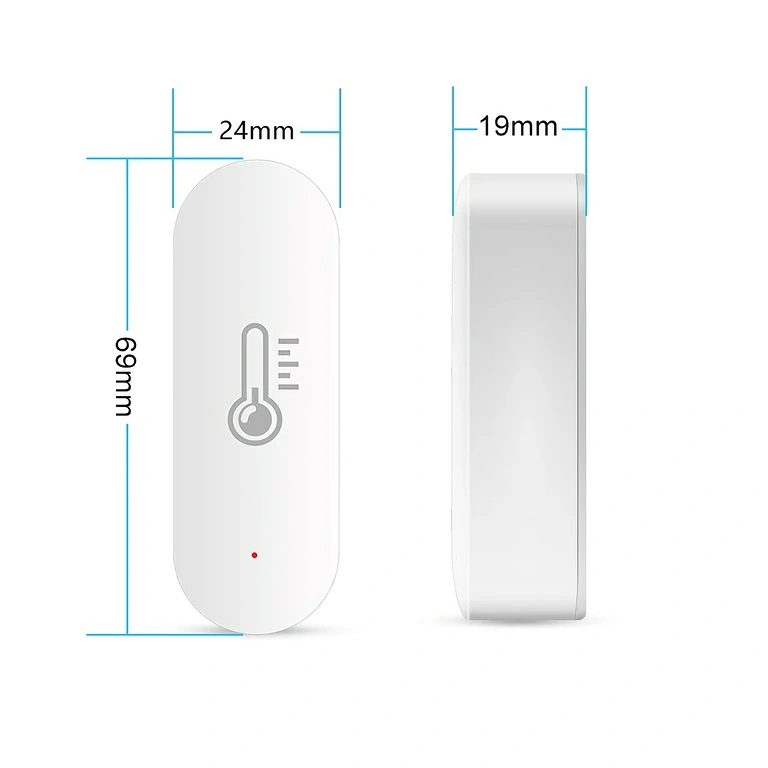 Compact en efficiënt apparaat voor temperatuur- en vochtigheidsmetingen