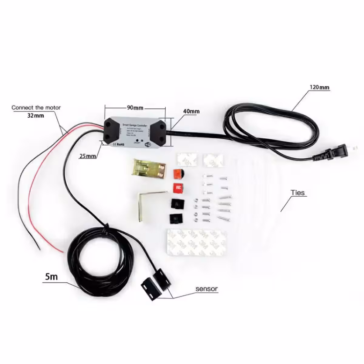 Automatische poortoplossing via app voor vleugel- of schuifpoort