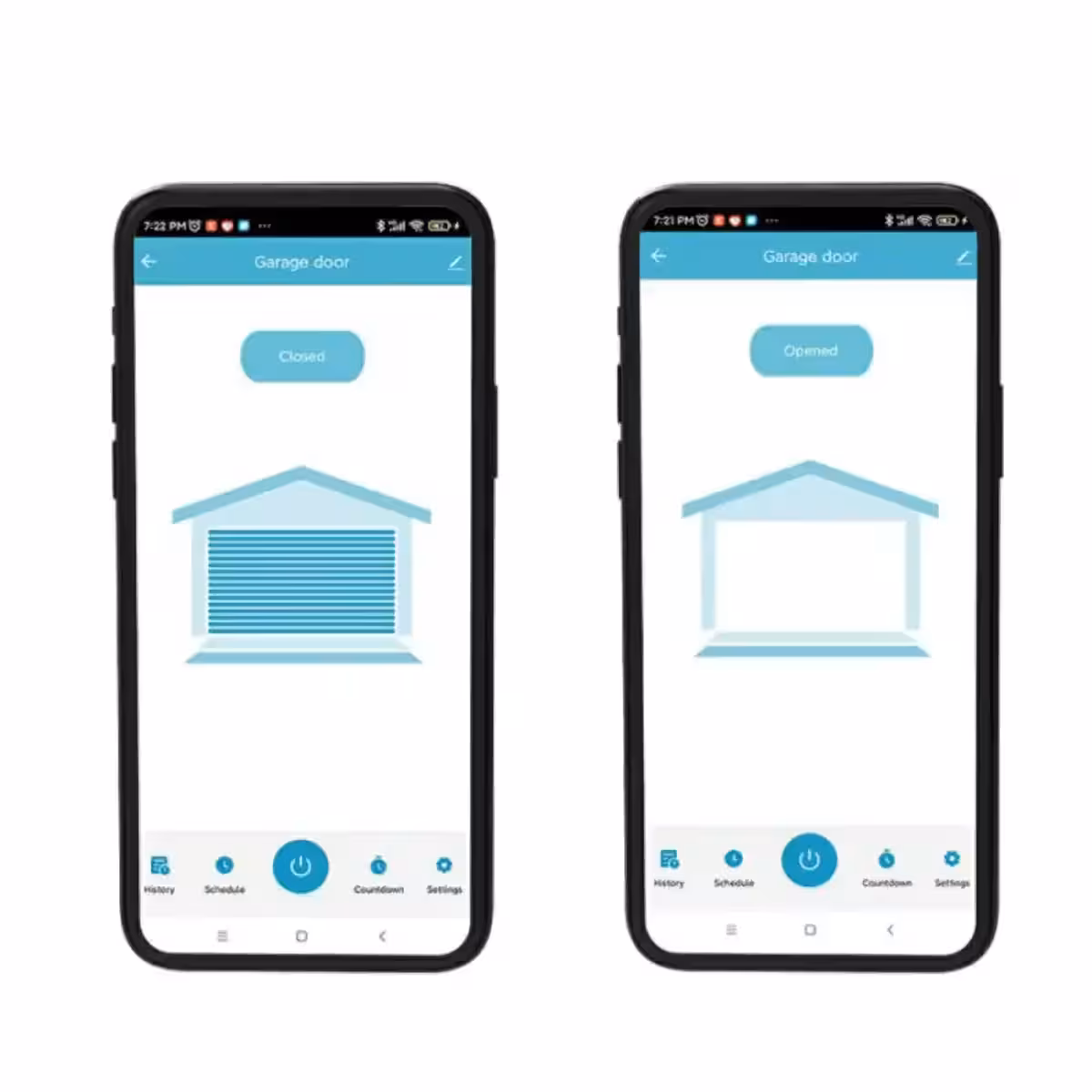 Slimme WiFi-schakelaar voor openen/sluiten van poorten via smartphone
