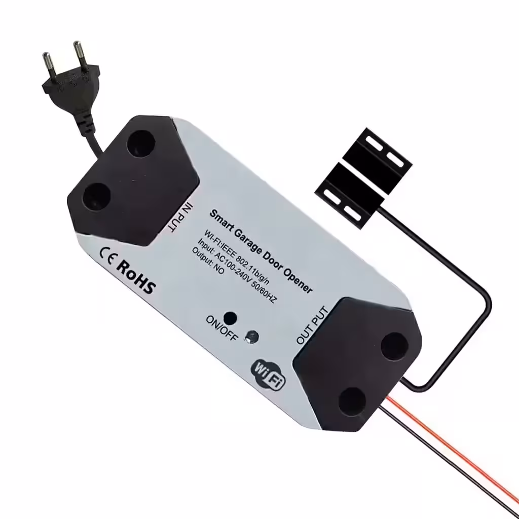 WiFi relaismodule voor poorten en garagedeuren – Tuya automatisering, telefoonbediening