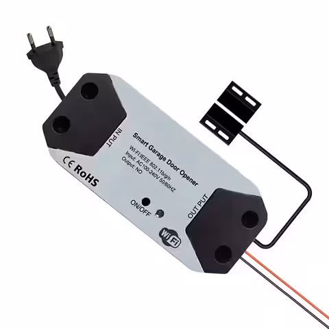 WiFi relaismodule voor poorten en garagedeuren – Tuya automatisering, telefoonbediening