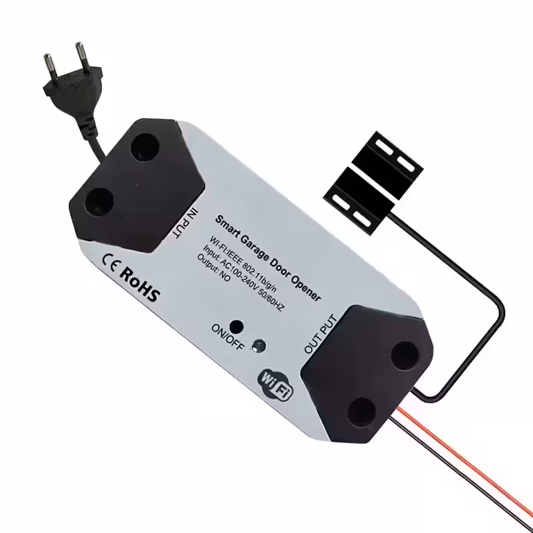 WiFi relaismodule voor poorten en garagedeuren – Tuya automatisering, telefoonbediening