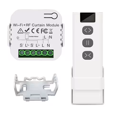 Automatisch rolluik-, jaloezie- en gordijnsysteem – WiFi, Tuya, RF afstandsbediening