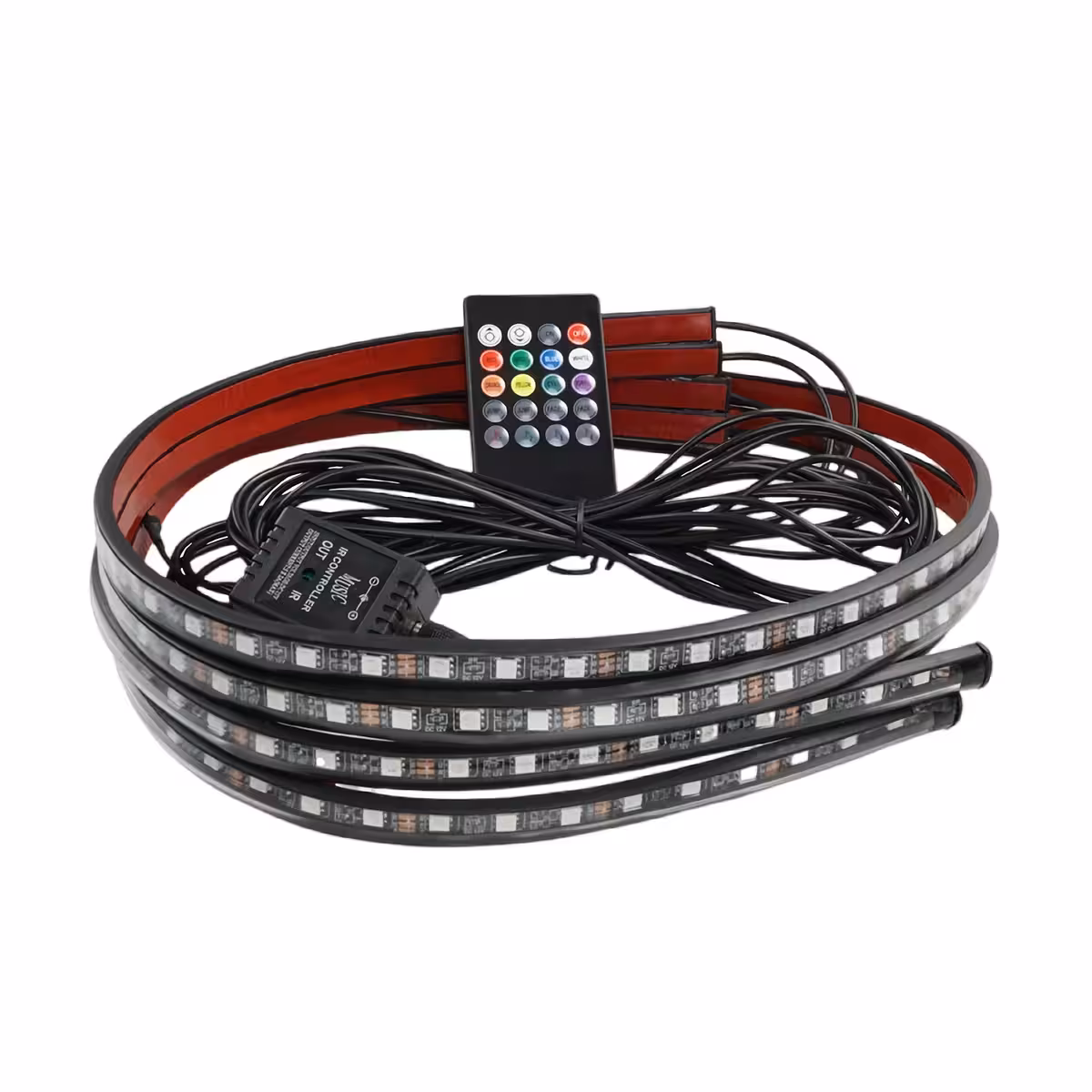 Compleet LED-stripset voor onder de carrosserie